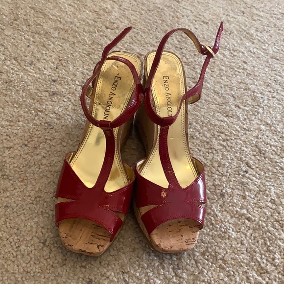 WOMENS ENZO ANGIOLINI RED HEEL - Picture 2 of 5